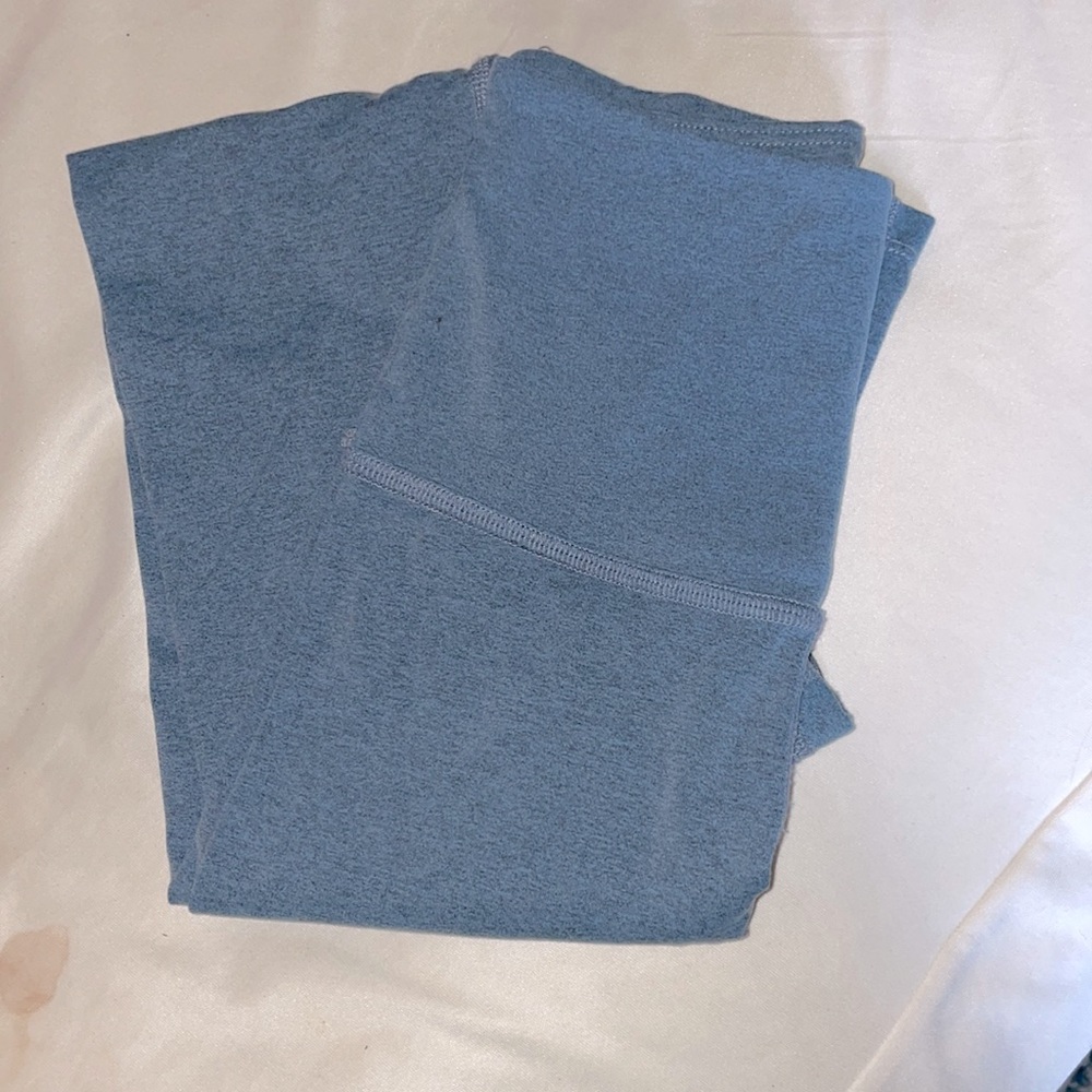 Light blue space dye Beyond Yoga leggings